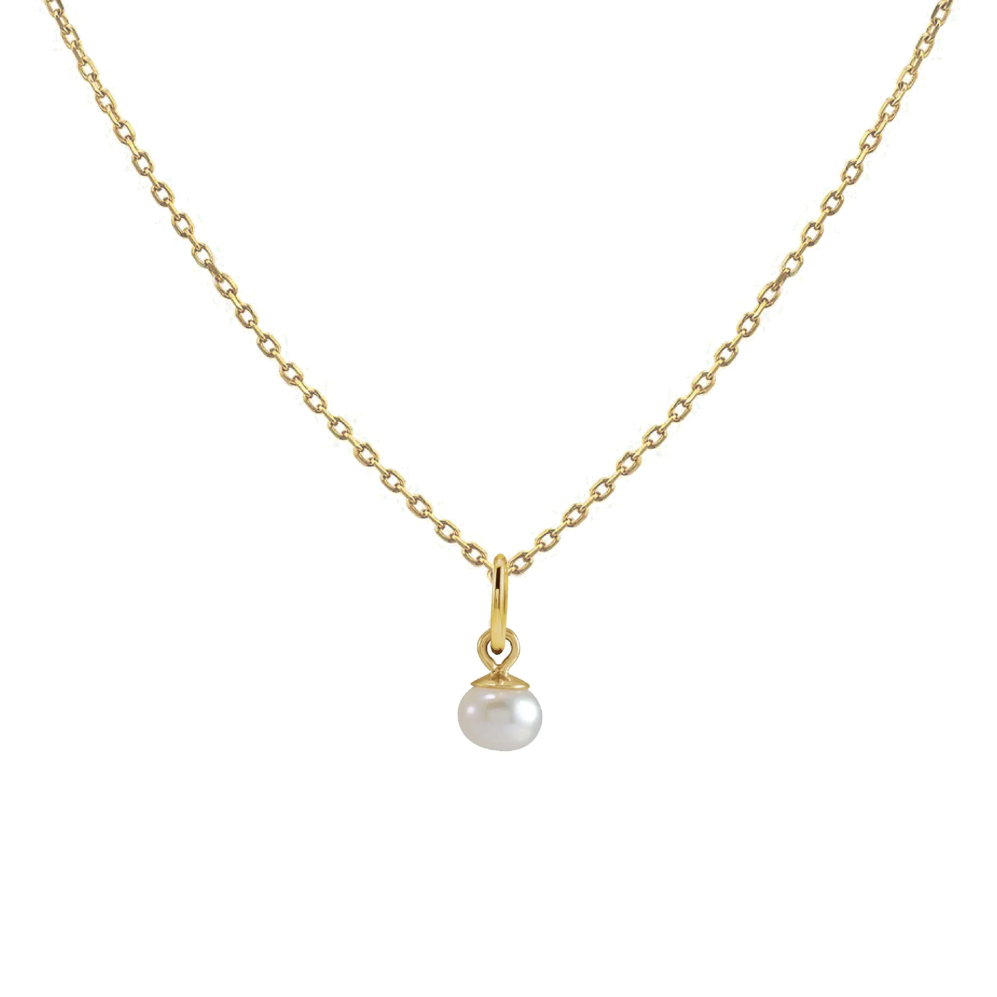 14K Baby Pearl Necklace