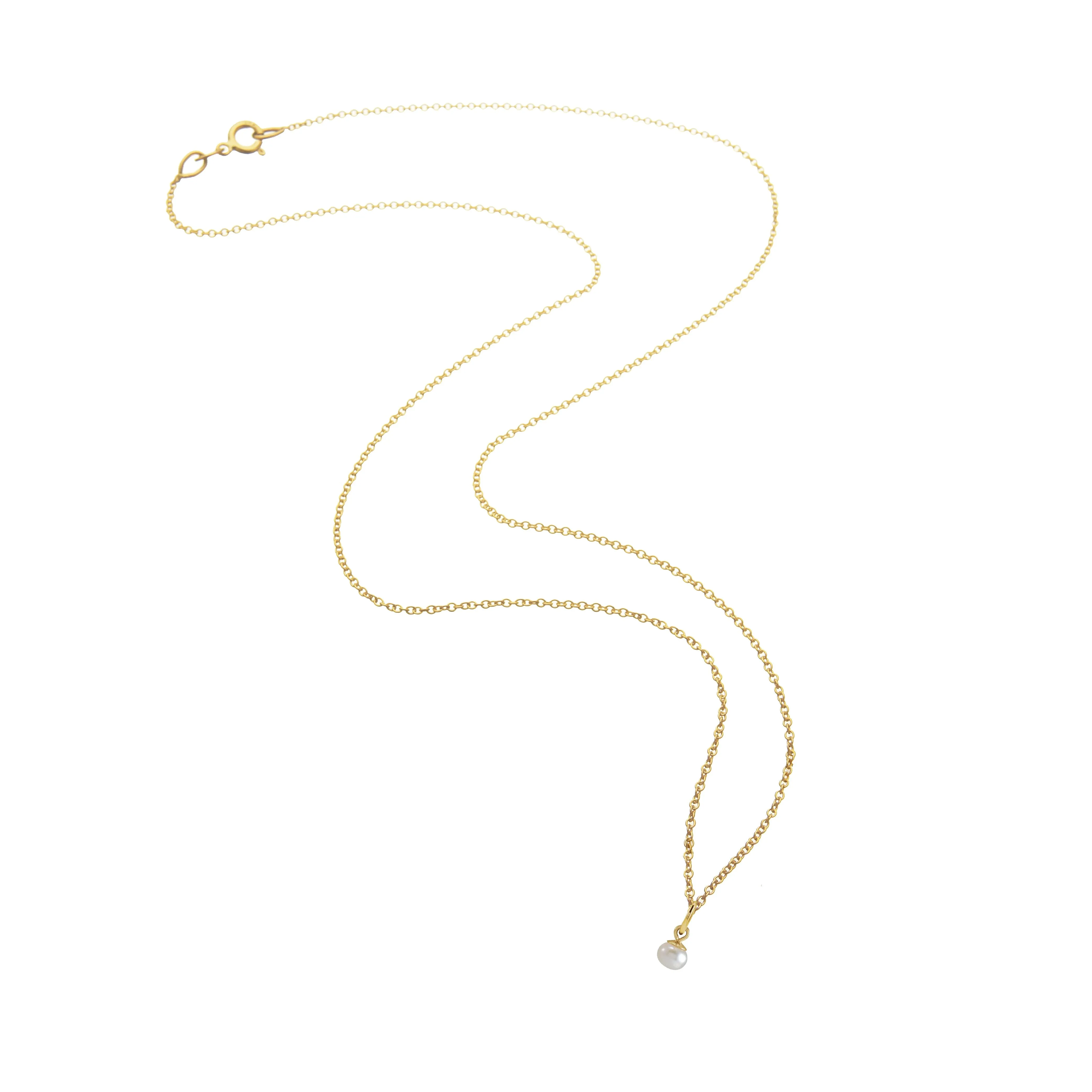 14K Baby Pearl Necklace