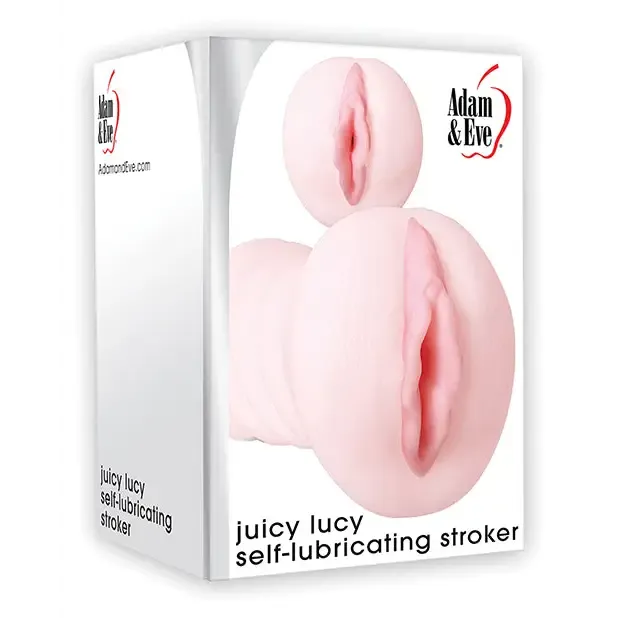 Adam & Eve Juicy Lucy Self Lubricating Stroker - White