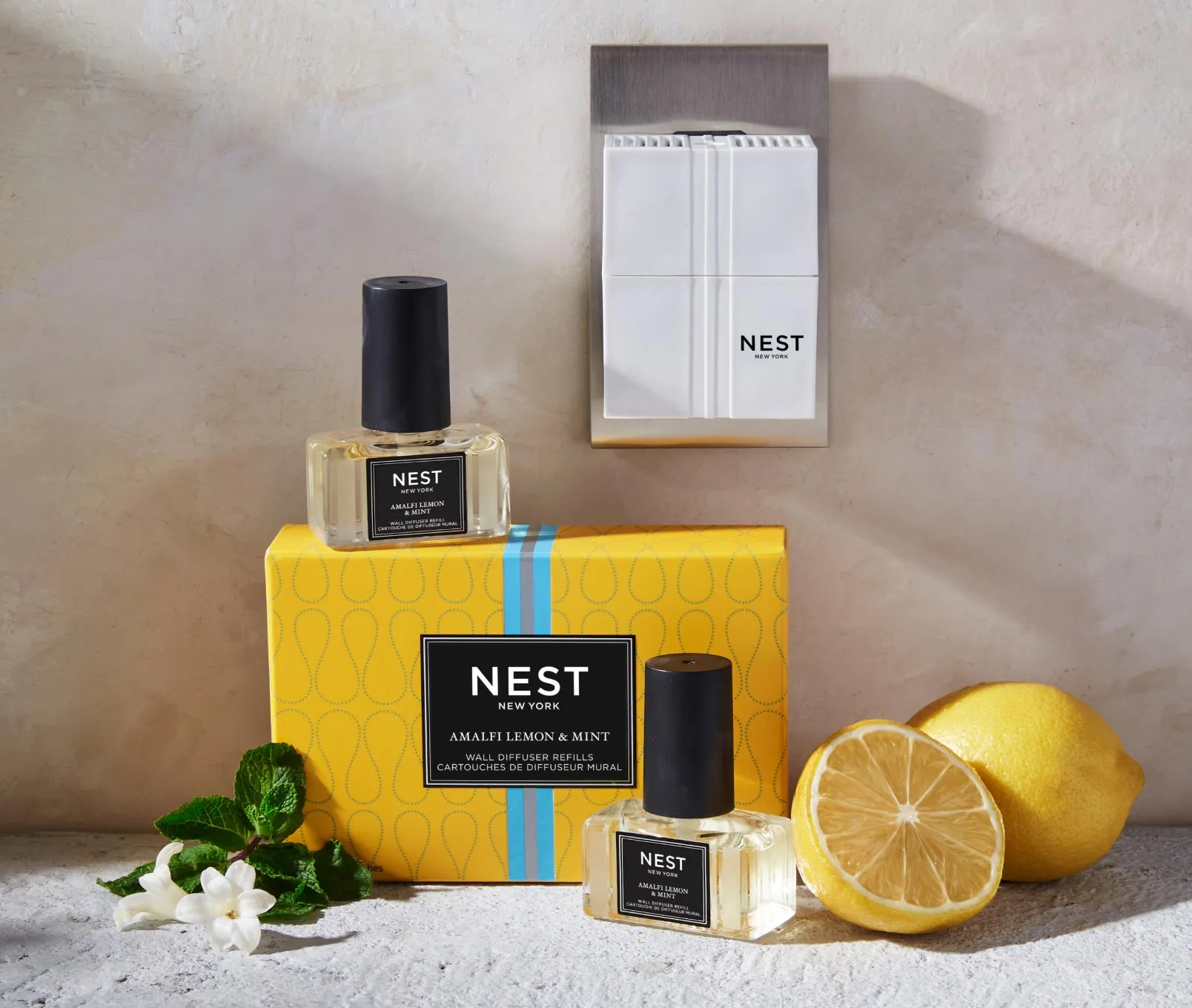 Amalfi Lemon & Mint Refills for Wall Diffuser