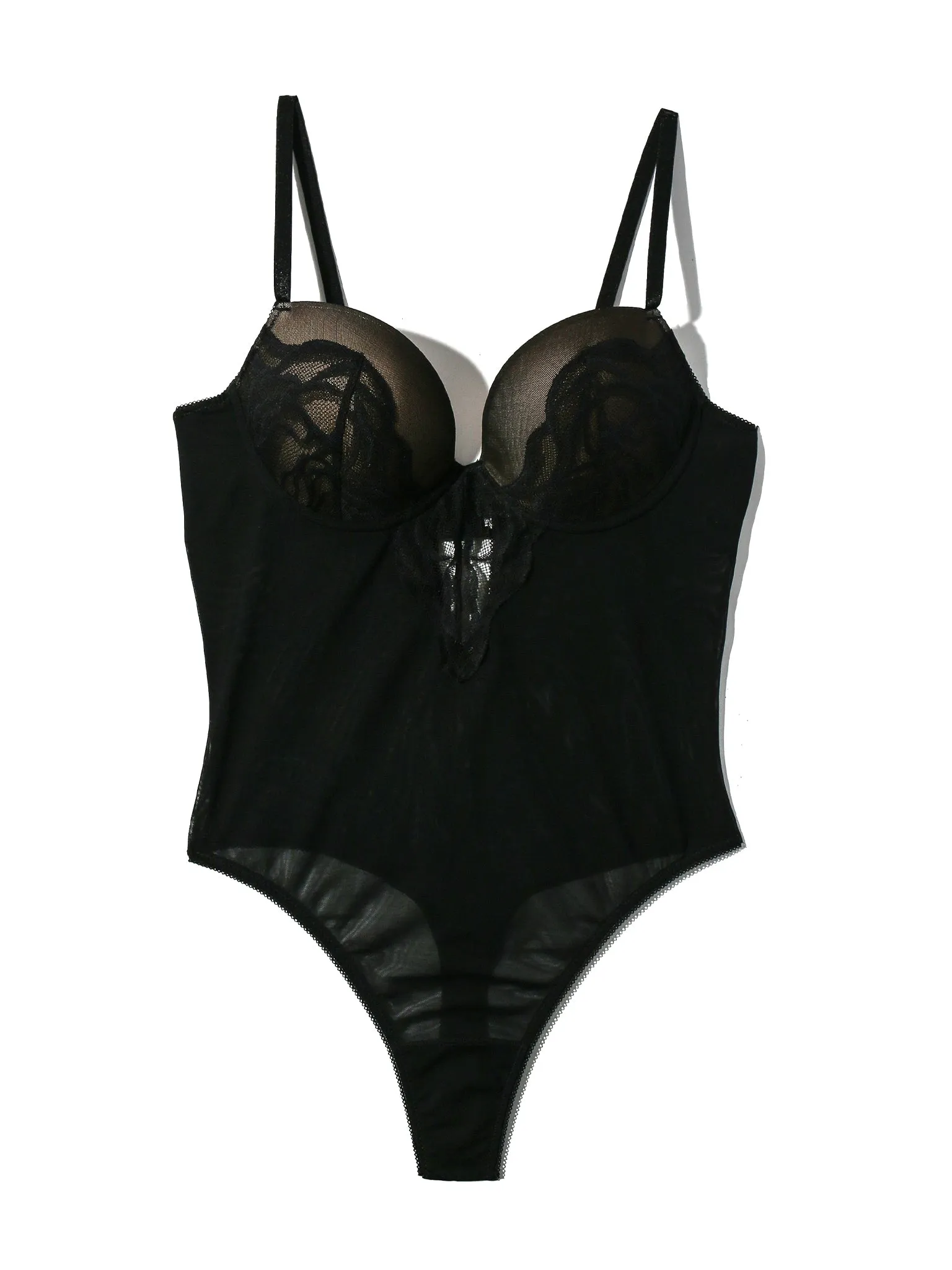 &oh™ Dark Romance Underwire Bodysuit Black