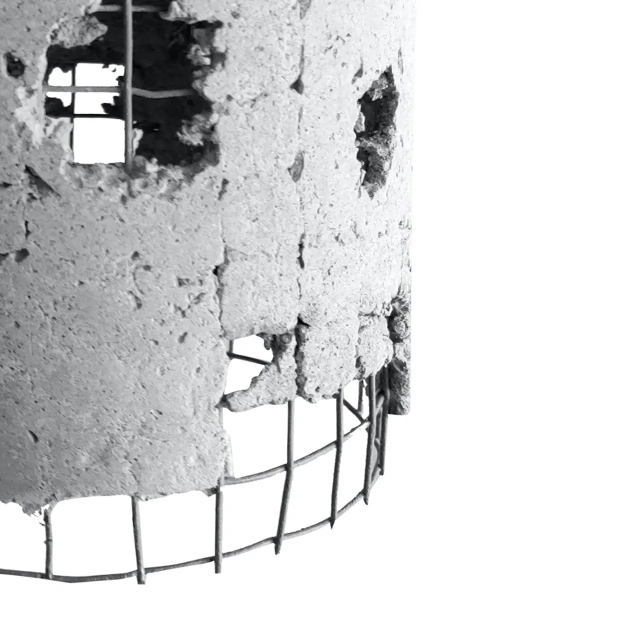 ANKUR METAL MESH CYLINDRICAL CONCRETE HANGING