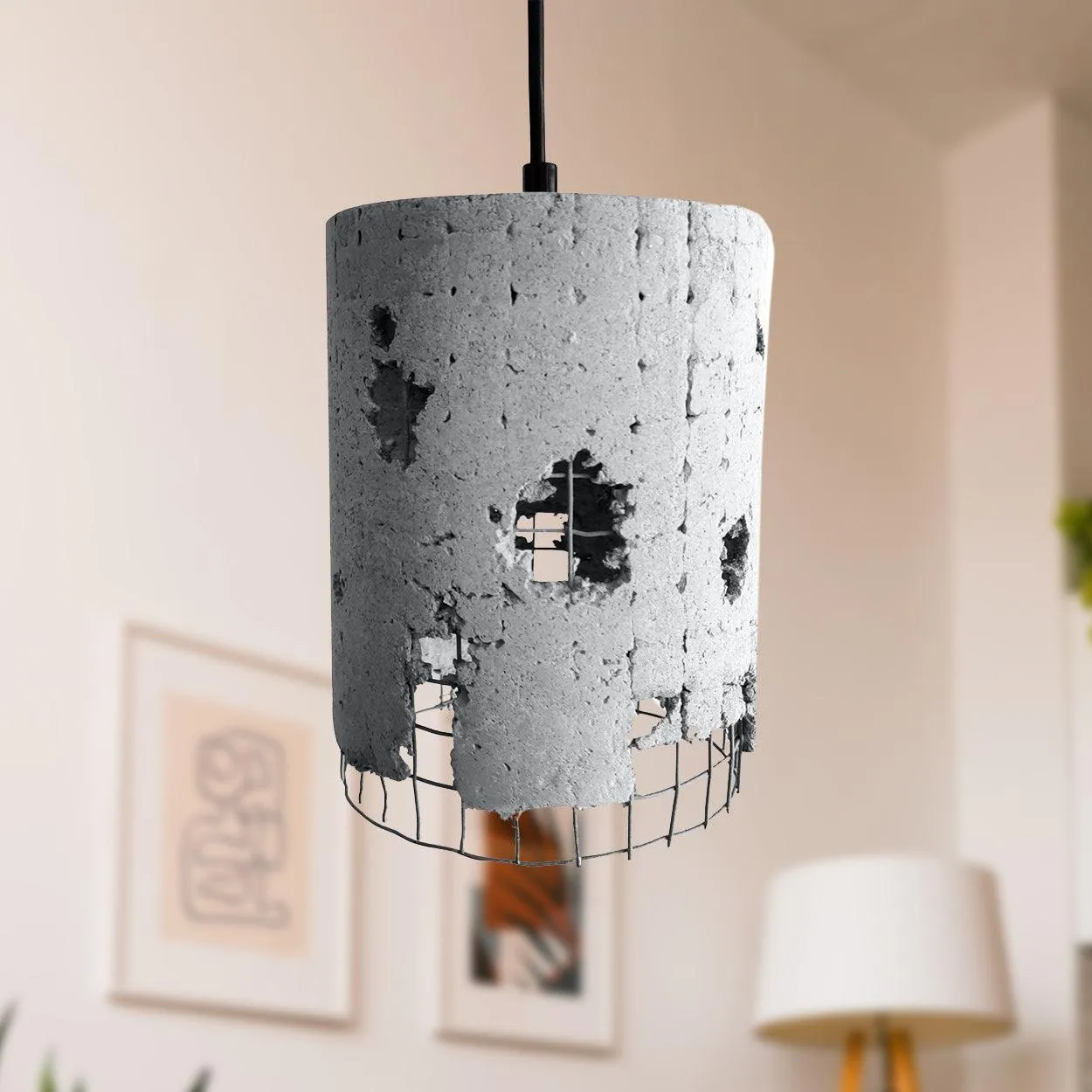 ANKUR METAL MESH CYLINDRICAL CONCRETE HANGING