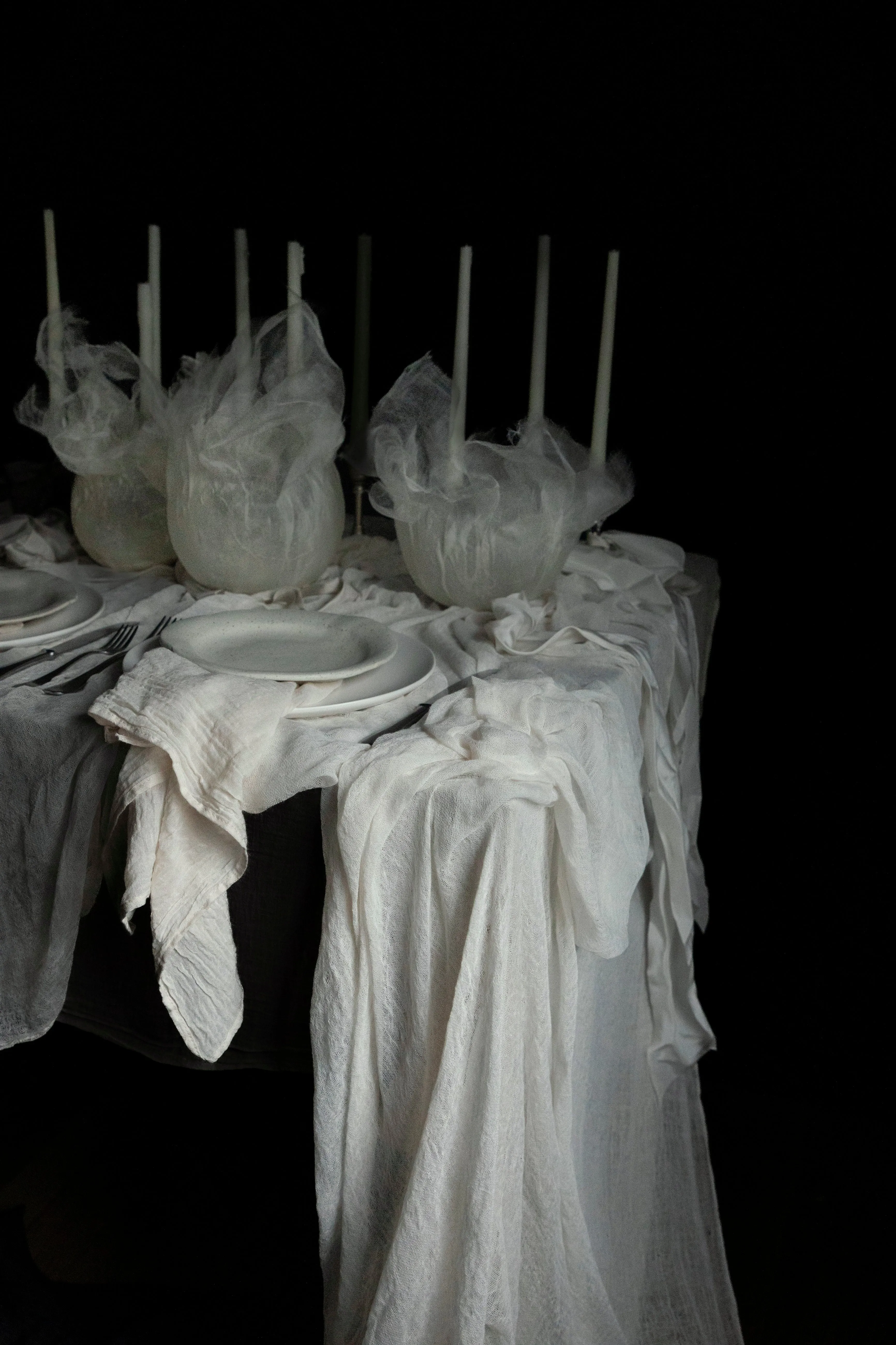 Antique White Napkins / Finished Edge {Tight Weave}