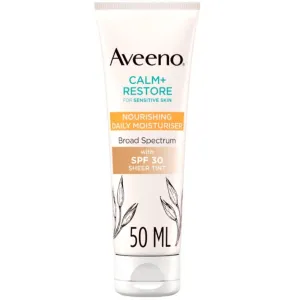 Aveeno Calm Restore  Sheer Tint Nourishing Daily Moisturiser SPF30 50ml