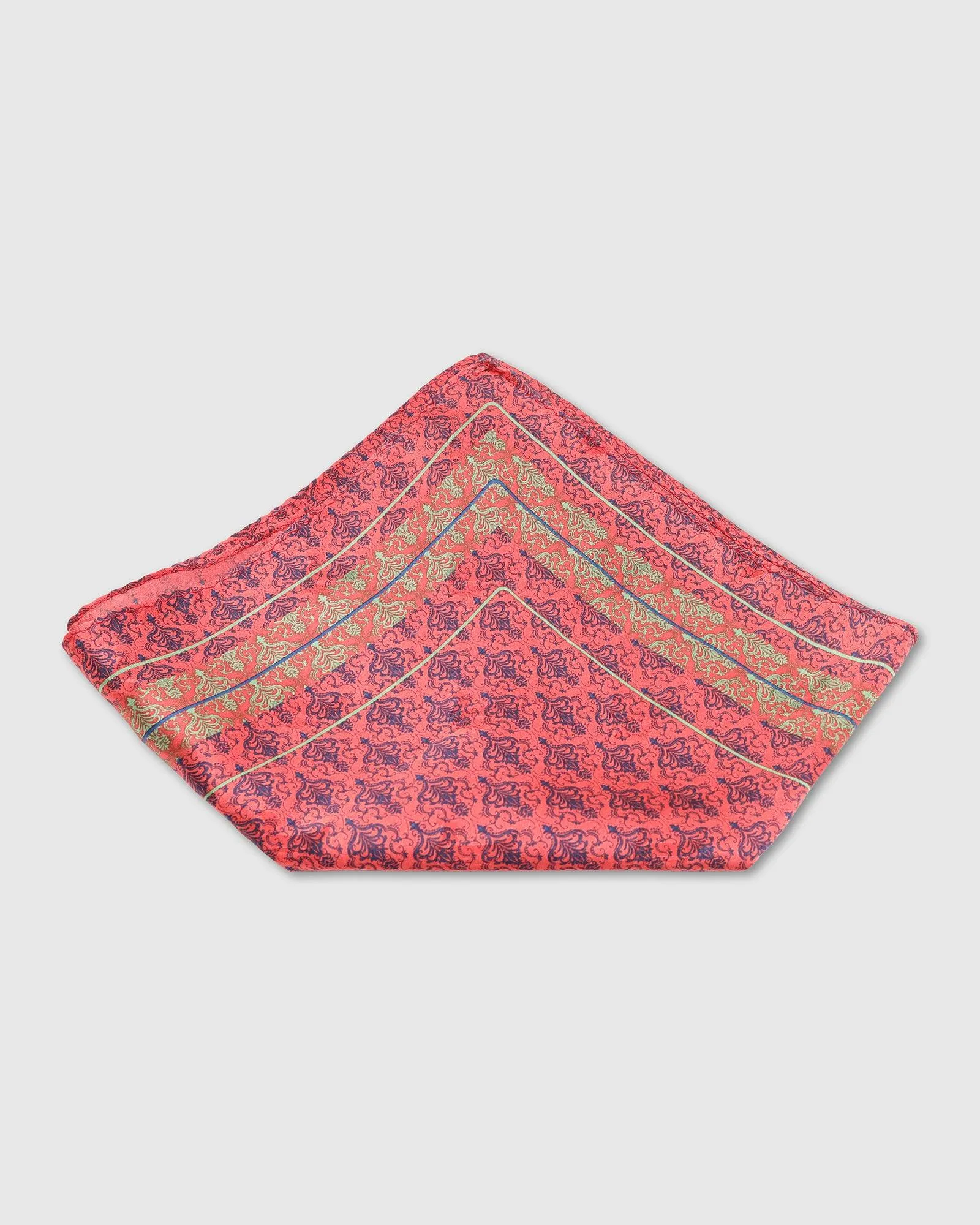 Boxed Combo Printed Tie With Pocket Square And Cufflink In Maroon - Toad