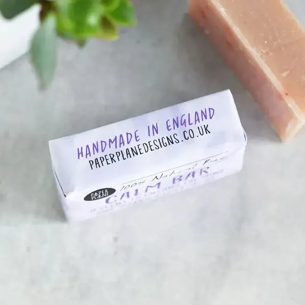 Calm Bar: Rose Geranium Soap by Paper Plane