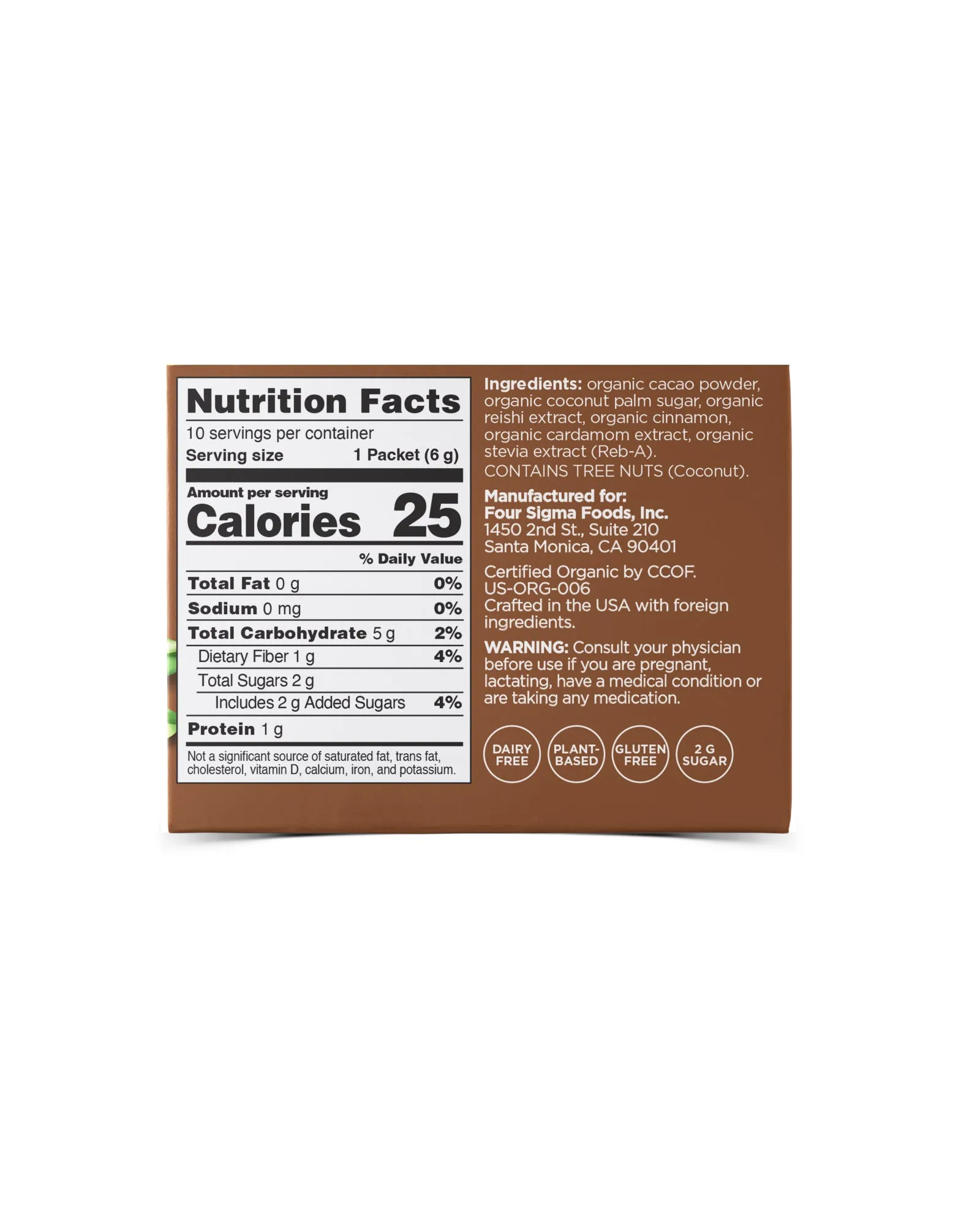 Calm Mushroom Cacao Mix With Reishi