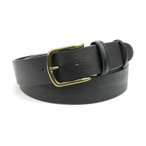 Classic Black Aged Brass Finish Prong Belt