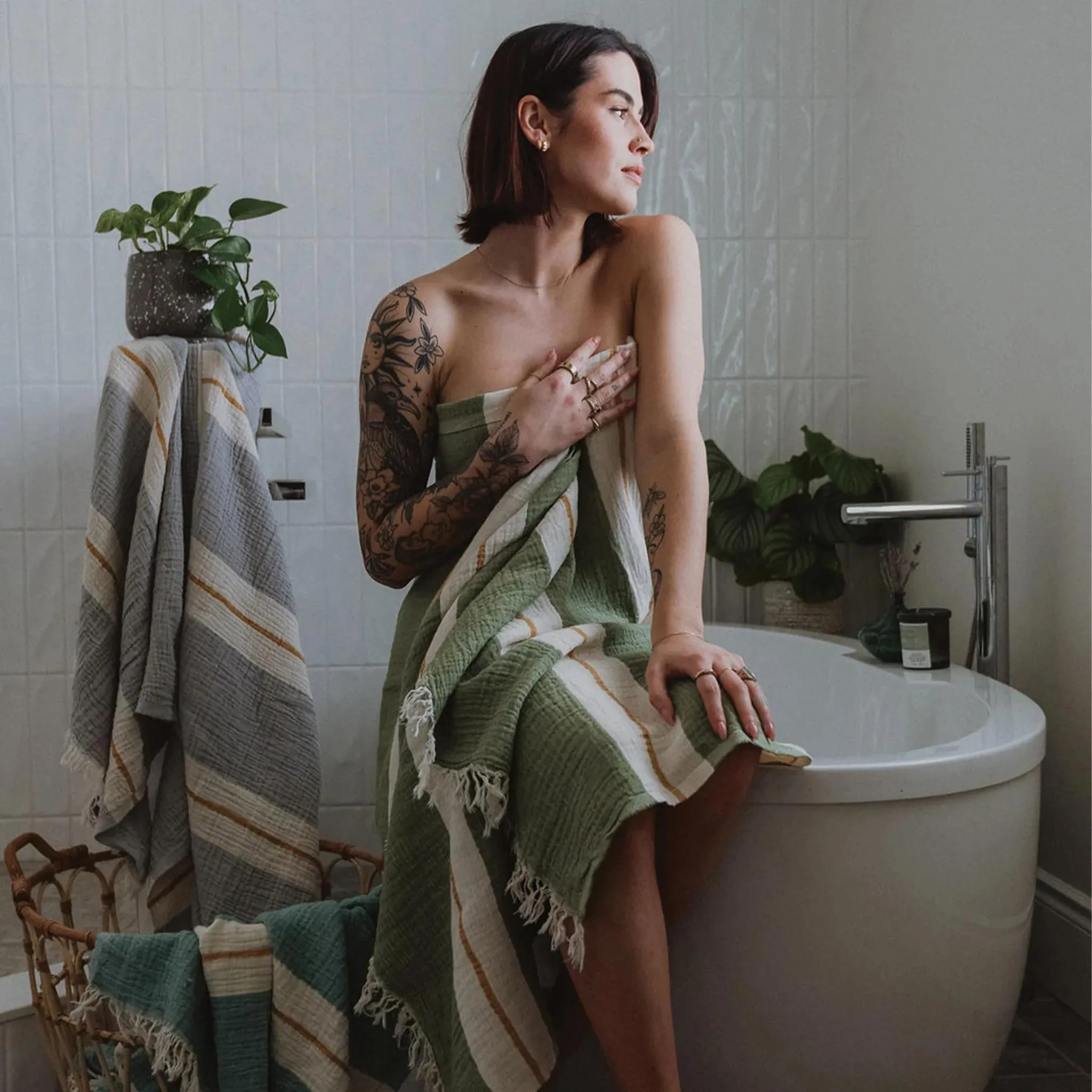 Crinkle Turkish Towel