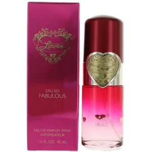 Dana Women's Eau De Parfum Spray - Love's Eau So Fabulous Longest Lasting, 1.5 oz