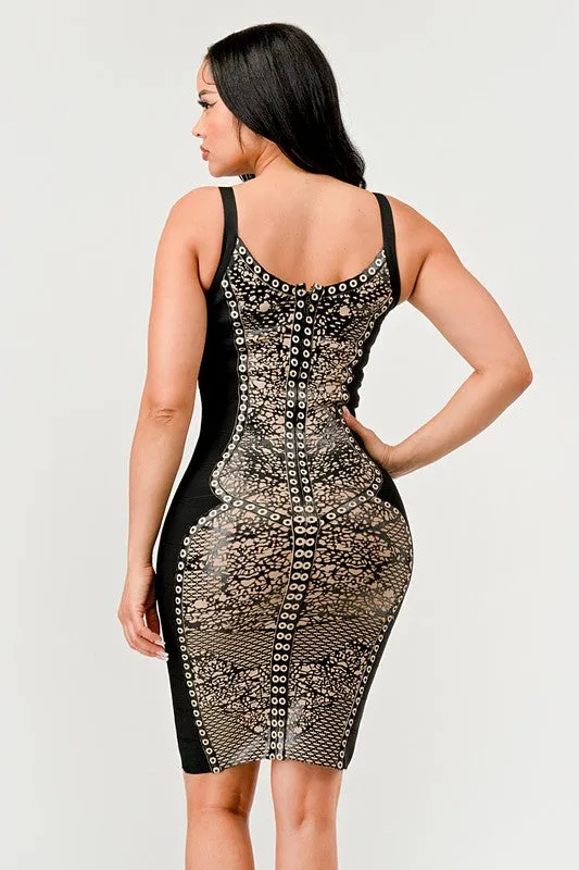 Dark Goddess Aztec Dress