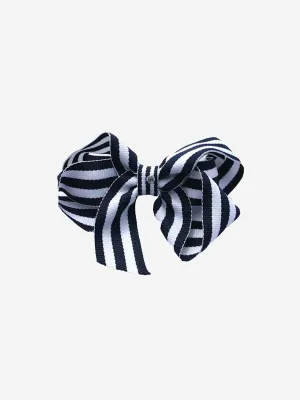 Dotty Daydreams Girls Stripe Bow Hairclip