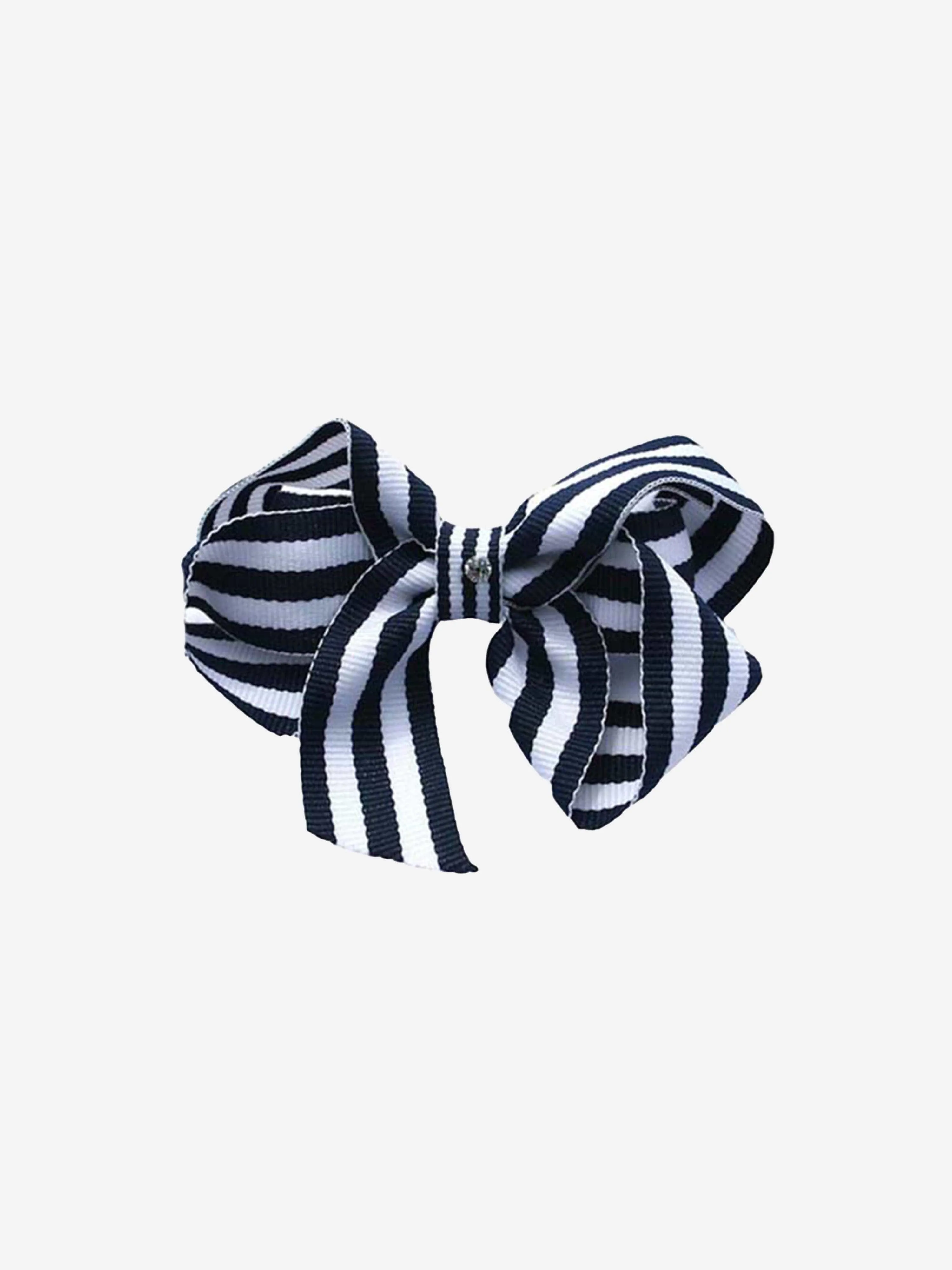 Dotty Daydreams Girls Stripe Bow Hairclip