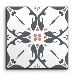 Encaustic Elegance: Floralis Symphony Tile