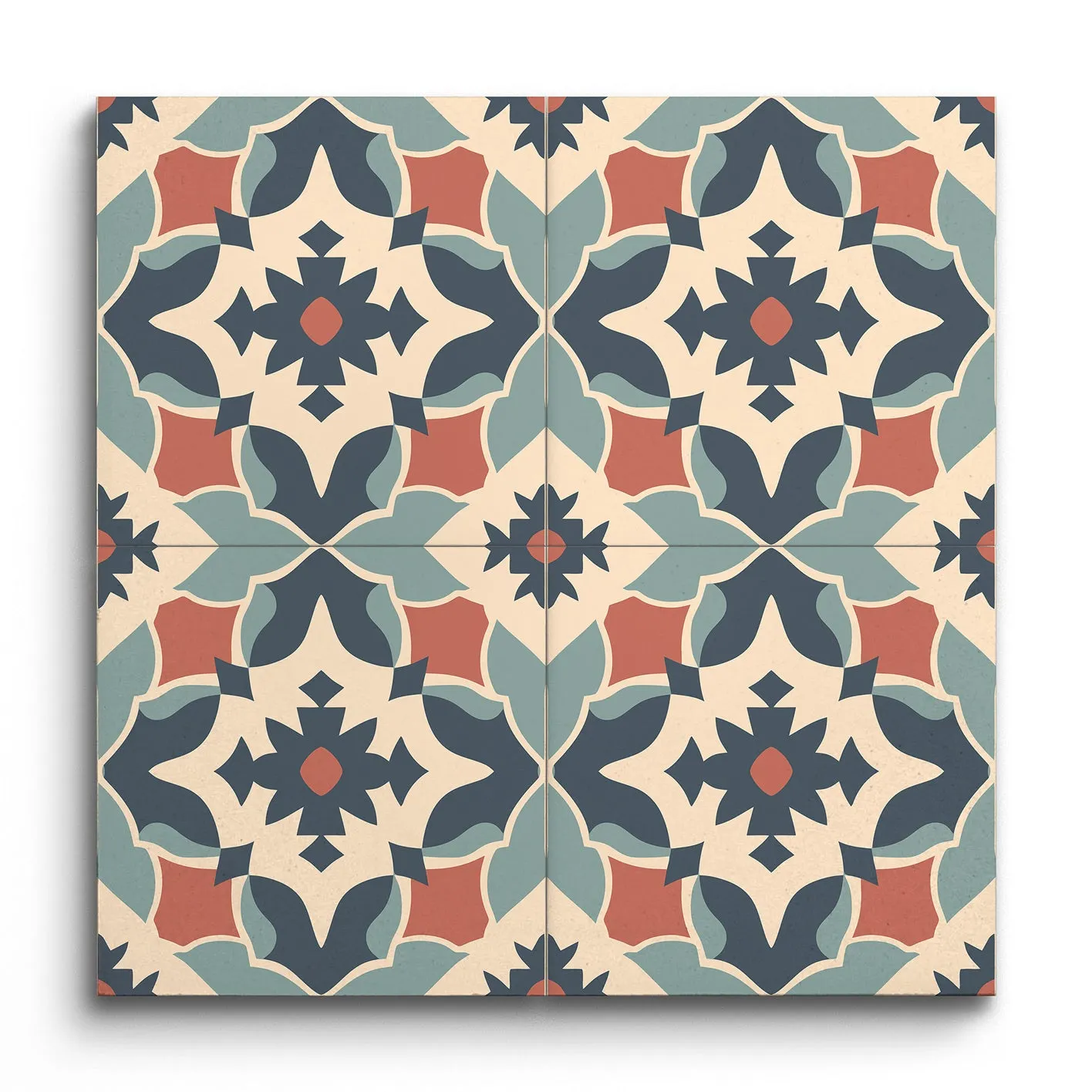 Encaustic Elegance: Symmetrys Embrace