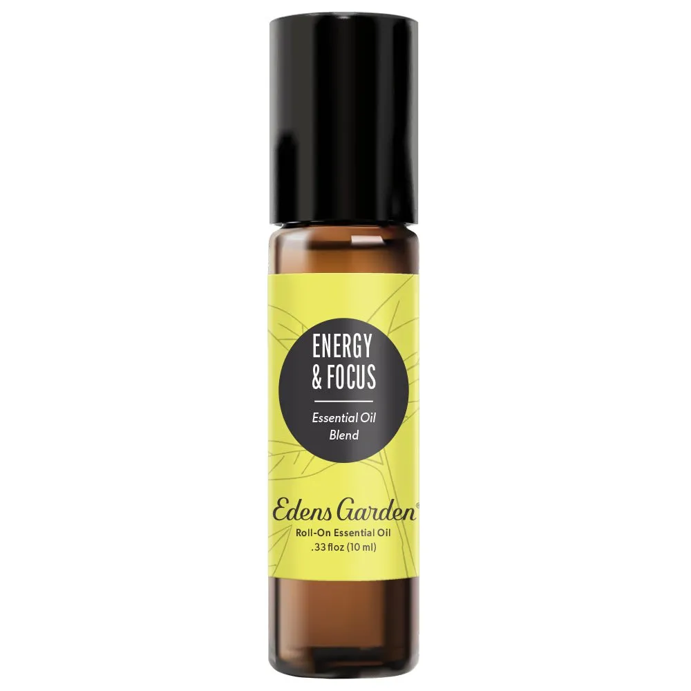 Energy & Focus Essential Oil Blend- To Decrease Fatigue, Uplift & Increase Motivation