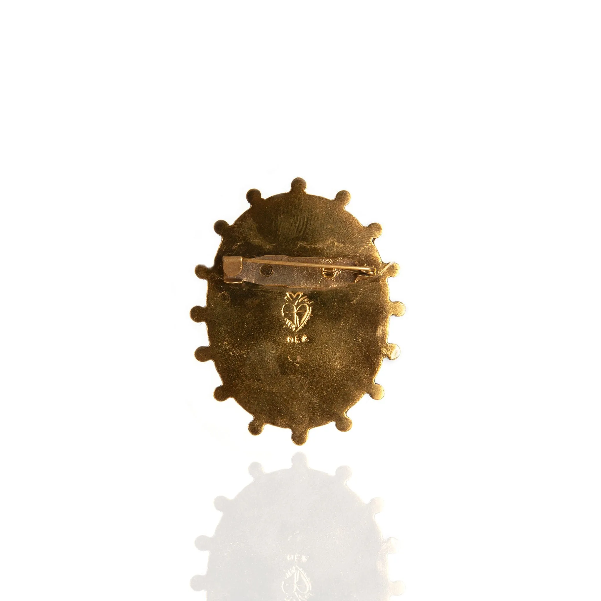 Floral Cameo Brooche