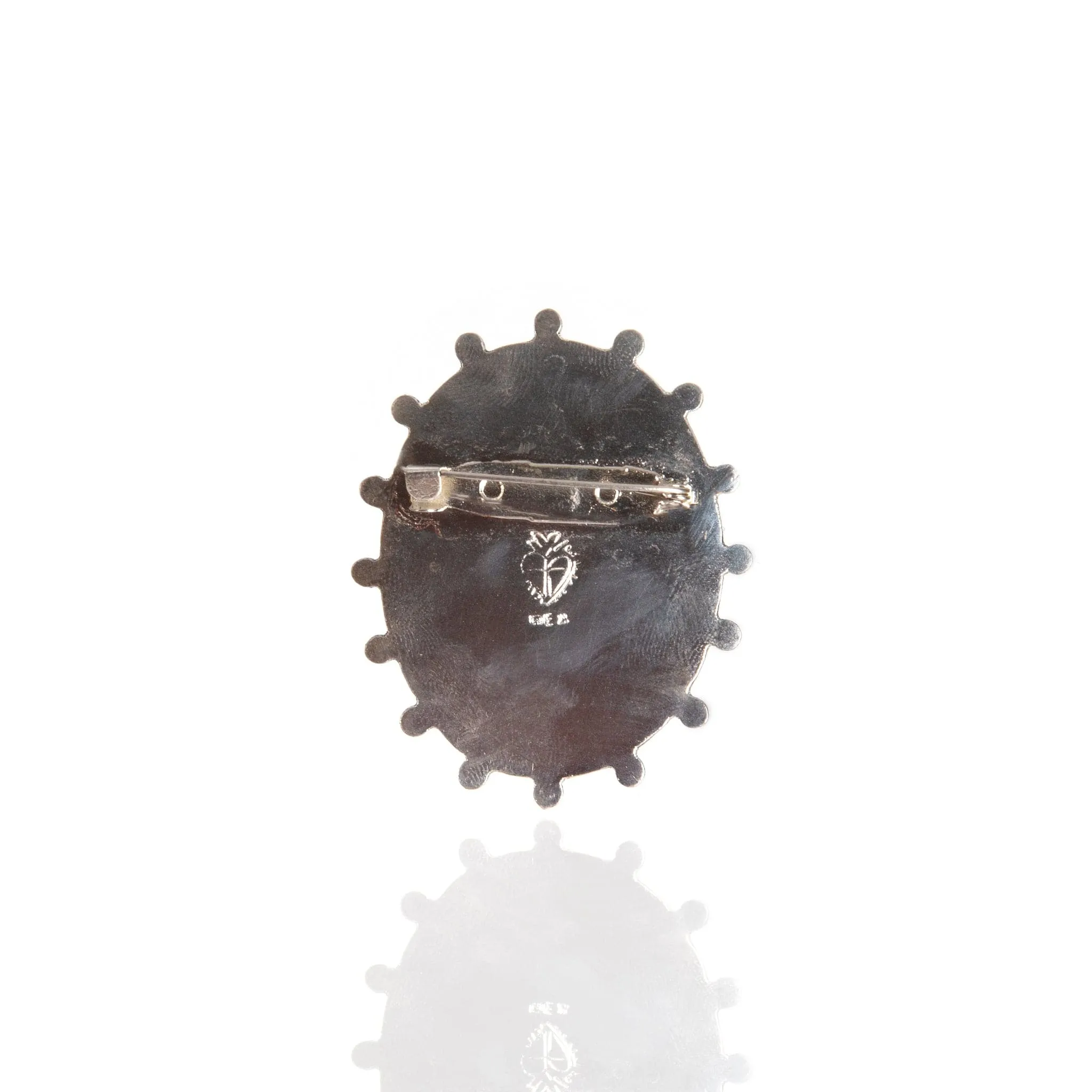 Floral Cameo Brooche