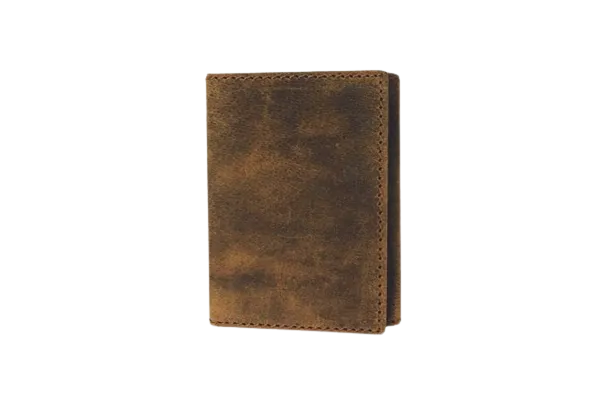 Gem Dandy Men's Brown Tri-Fold Wallet