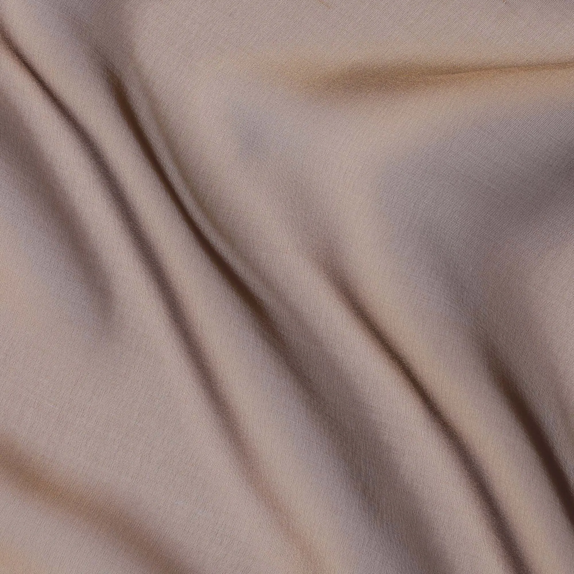 Golden Taupe Silk Chiffon Fabric - Shop Online, 110cm Wide, South Korean Changent Elegance-D18155
