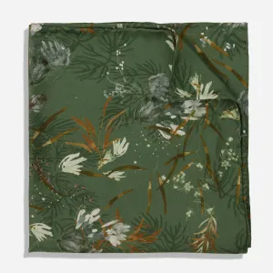Kelly Ventura x Tie Bar Meadow Fern Pocket Square