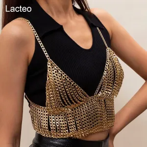 Lacteo Gothic Body Chain Handmade Metal Chain Jewelry