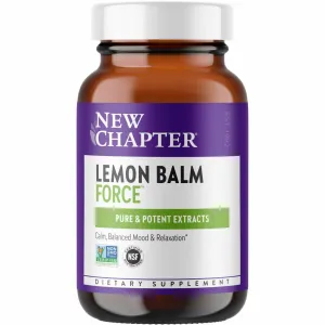 Lemon Balm Force 30 liquid vegcaps by New Chapter