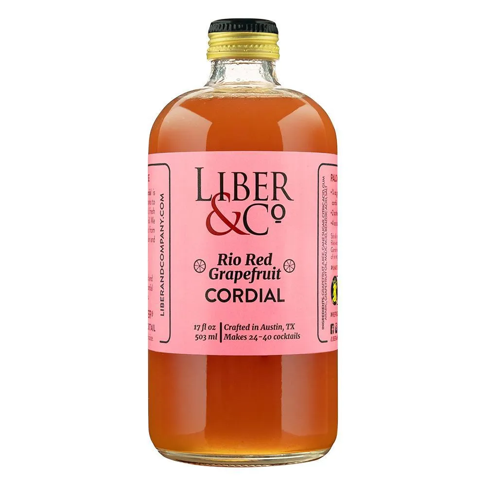 Liber & Co - Rio Red Grapefruit Cordial (9.5OZ)