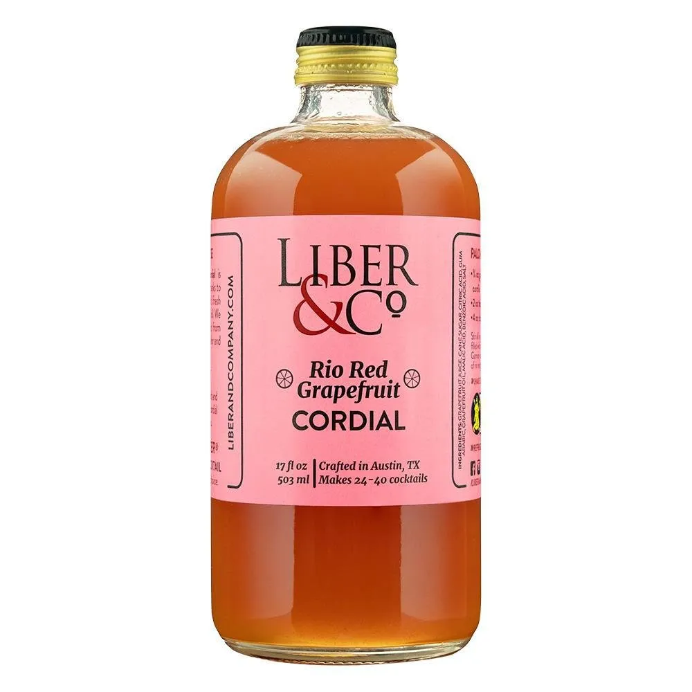 Liber & Co - Rio Red Grapefruit Cordial (9.5OZ)