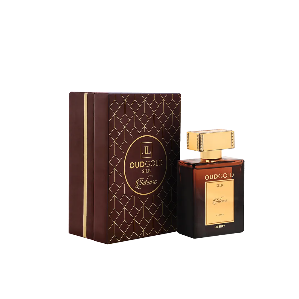 Liberty Luxury OudGold Silk Intense Limited Edition Parfum for Men and Women (100ml/3.4Oz), Crafted in France, Woody Notes, Long Lasting - upto 3 days.
