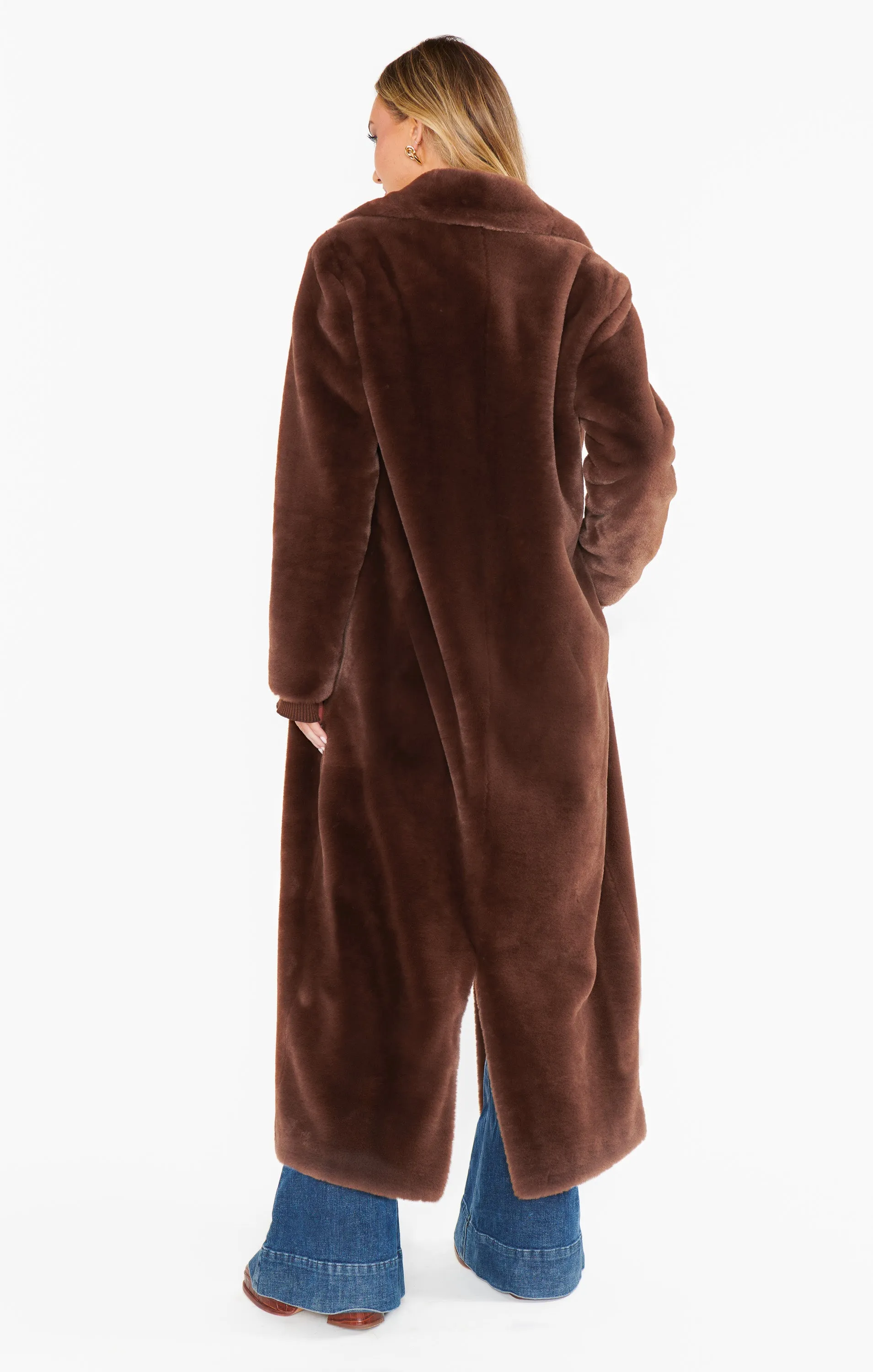 Miss Tiffy Faux Fur Jacket Brown