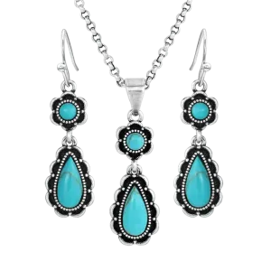 Montana Women's Spring Showers Turquoise Set Jewelry