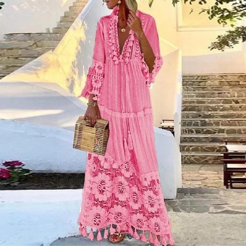 Ocean Breeze Summer Cover Up Maxikleid