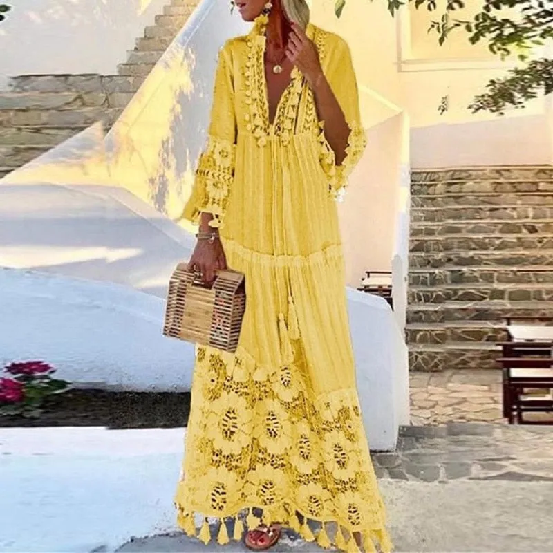 Ocean Breeze Summer Cover Up Maxikleid