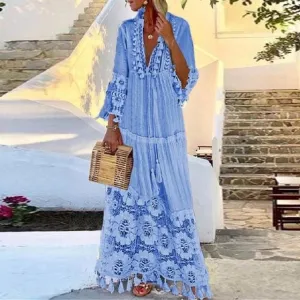 Ocean Breeze Summer Cover Up Maxikleid
