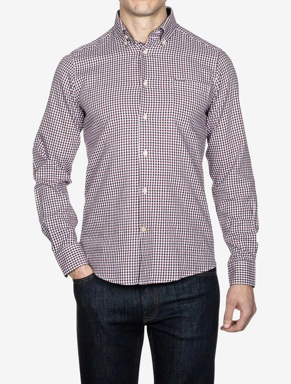 Padshaw Tailored Shirt Rich Red