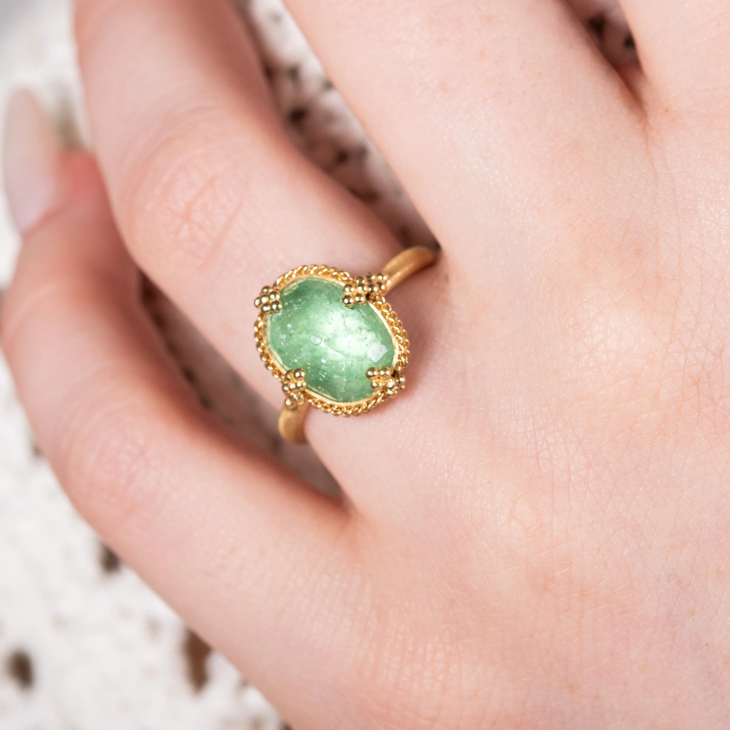 Paraiba Tourmaline Serenity Ring