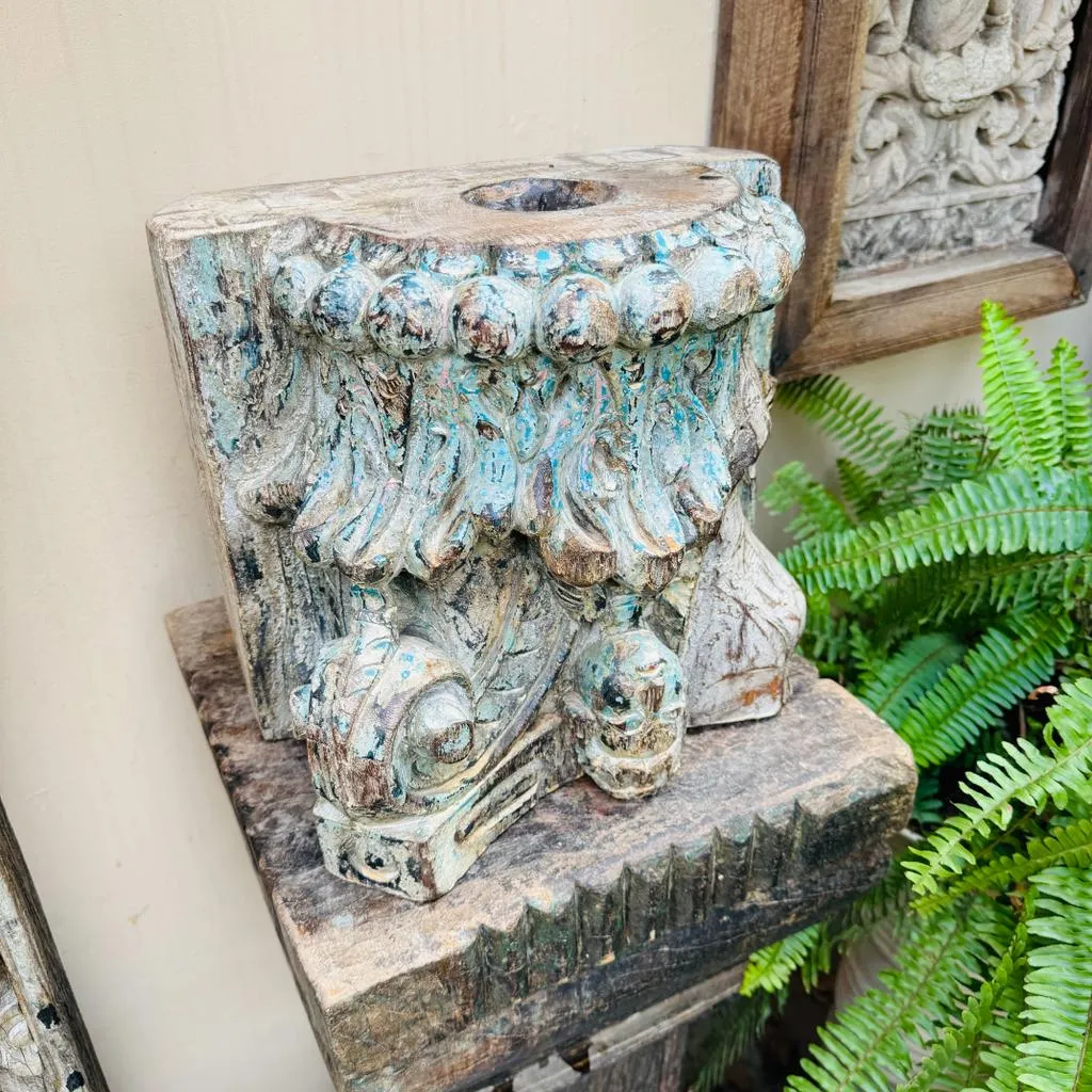 Parwaz  6 :  Carved Wooden Candle stands