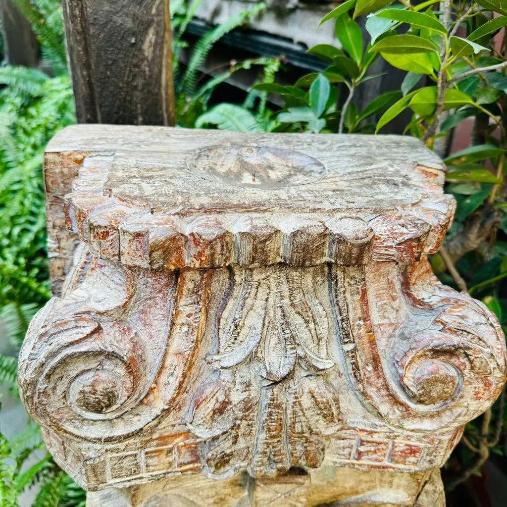 Parwaz 9 :  Carved Wooden Candle stands