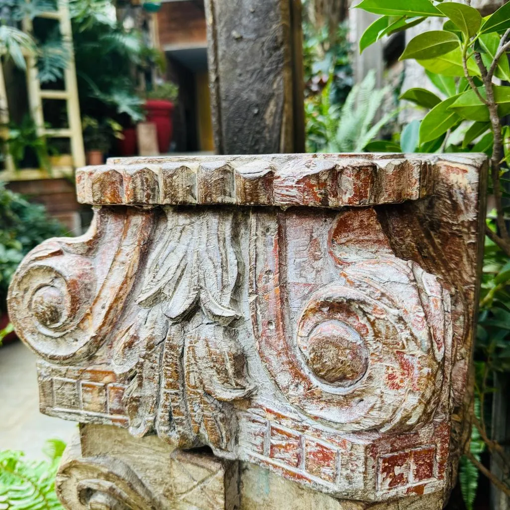Parwaz 9 :  Carved Wooden Candle stands