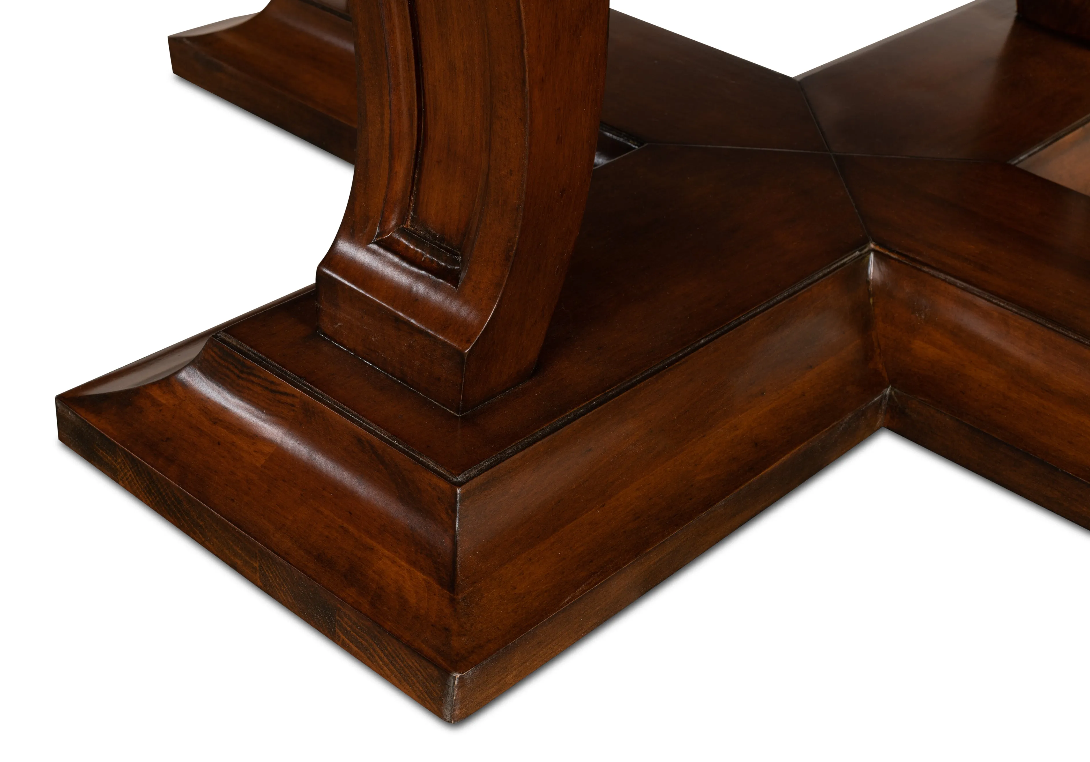 Sarreid - Metropolitan Jupe Dining Table  Medium - Brown - Contemporary