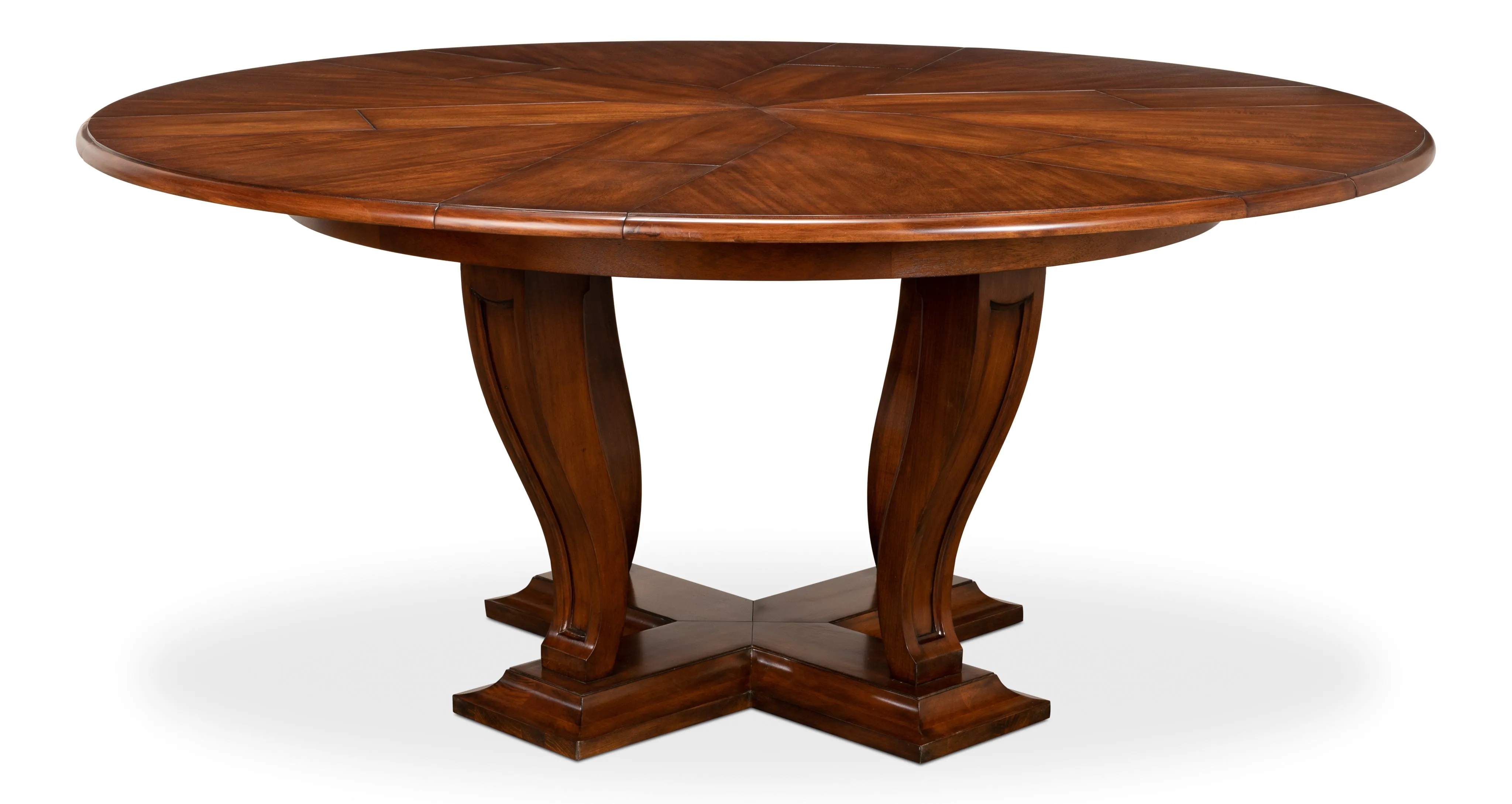Sarreid - Metropolitan Jupe Dining Table  Medium - Brown - Contemporary