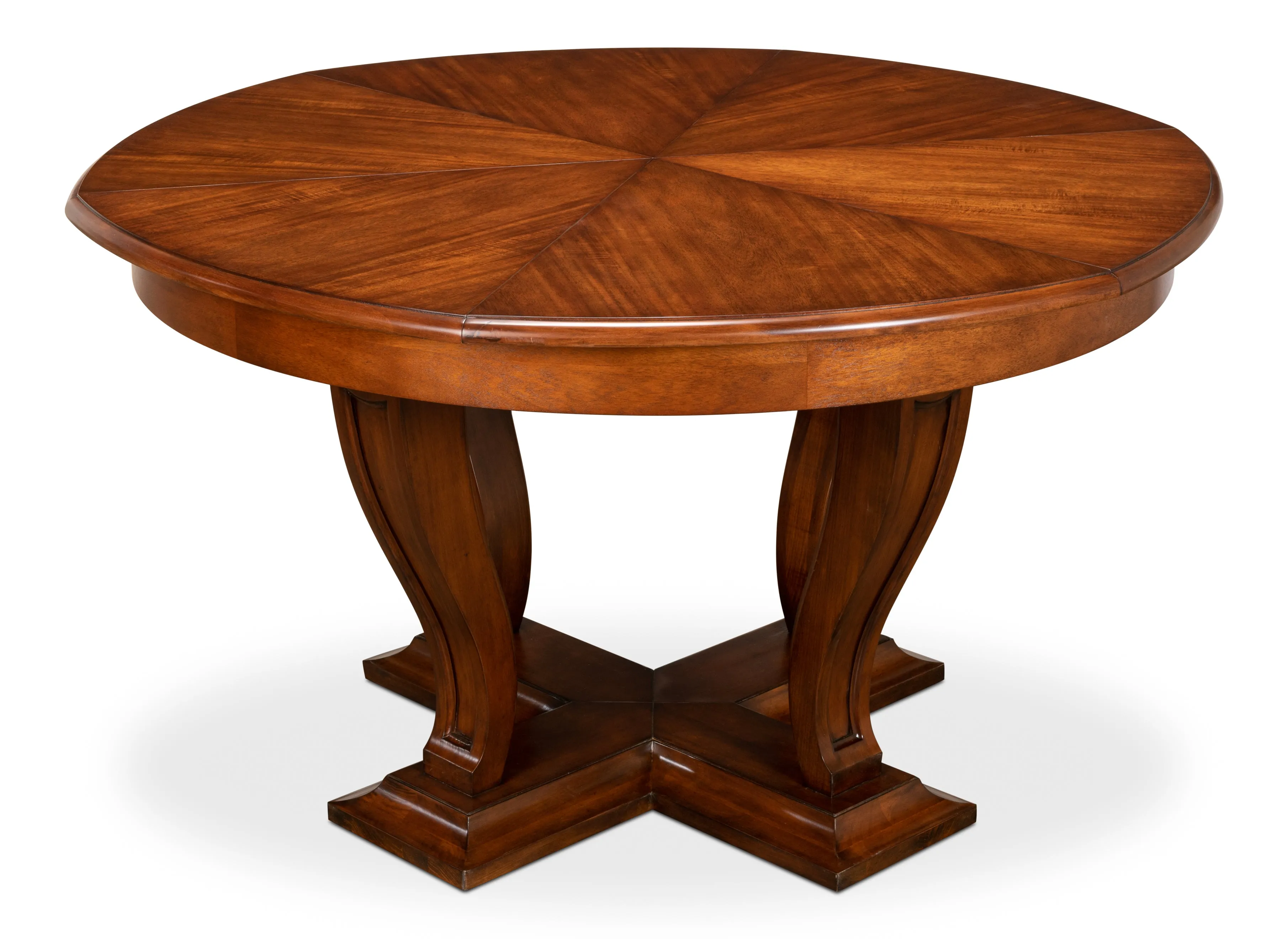 Sarreid - Metropolitan Jupe Dining Table  Medium - Brown - Contemporary