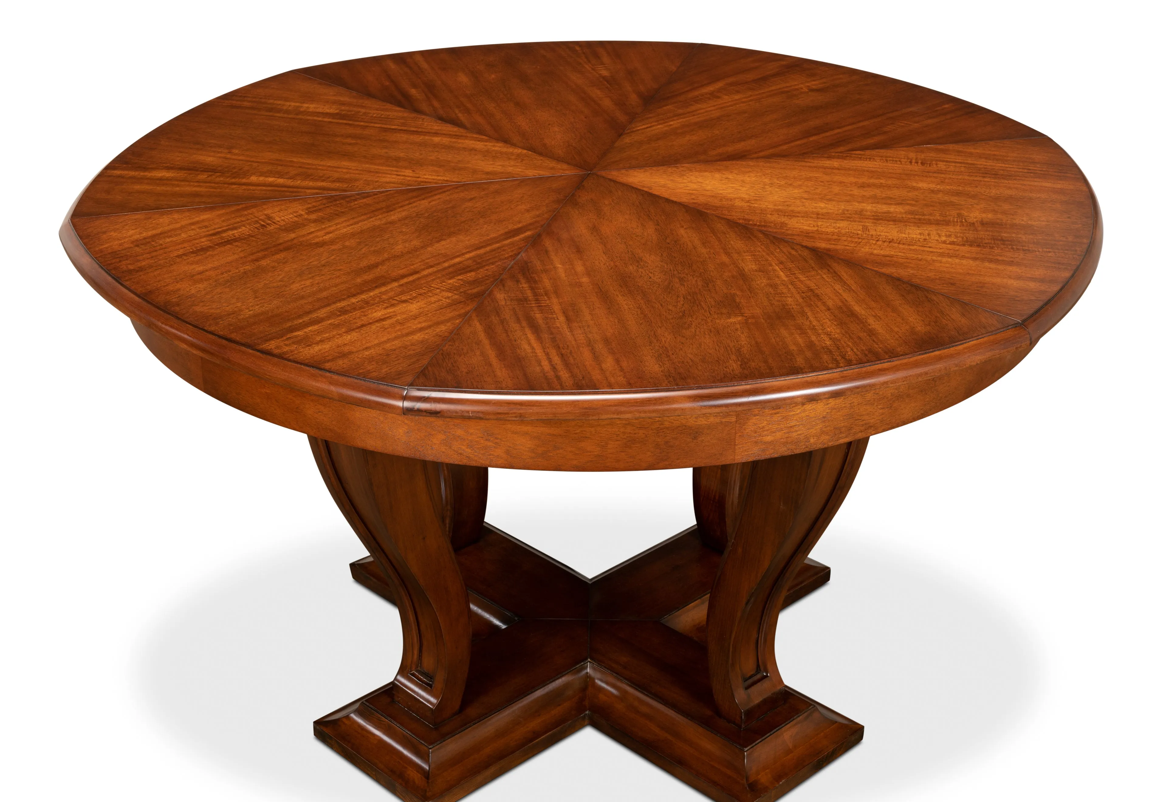 Sarreid - Metropolitan Jupe Dining Table  Medium - Brown - Contemporary