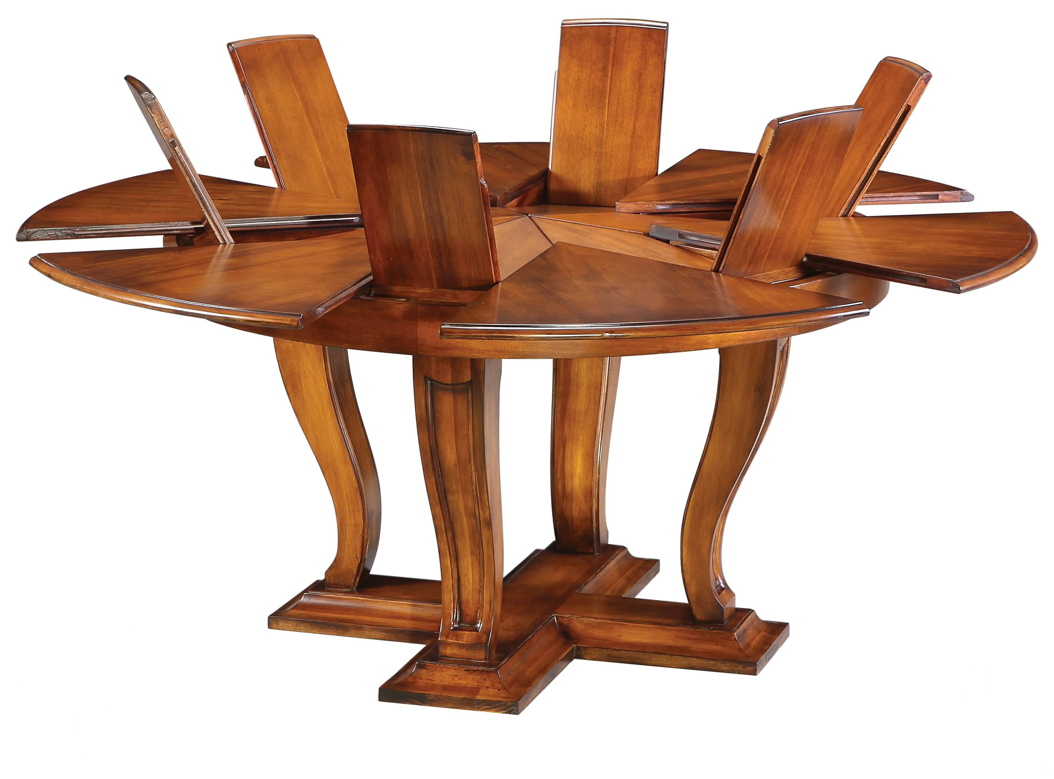 Sarreid - Metropolitan Jupe Dining Table  Medium - Brown - Contemporary