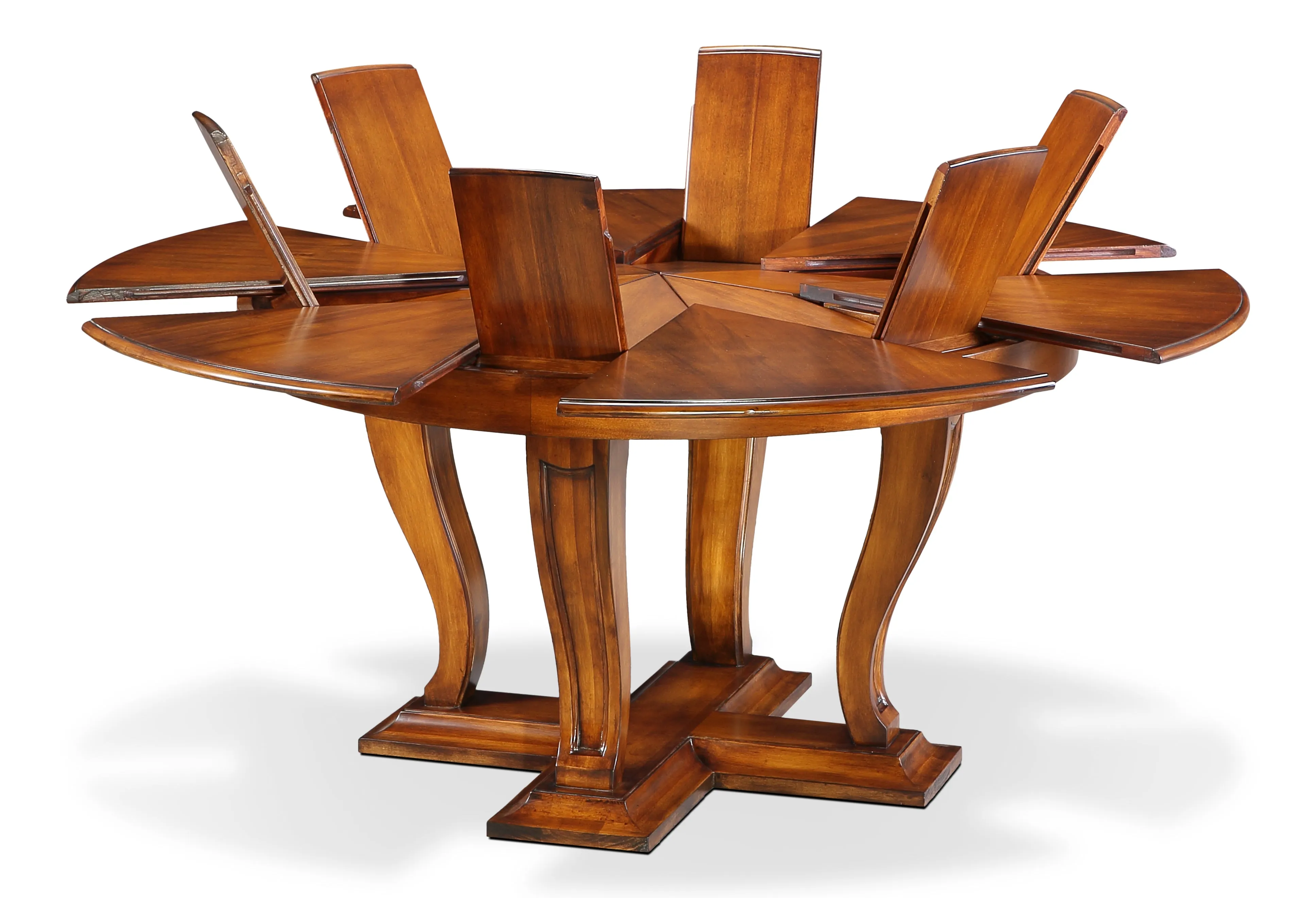 Sarreid - Metropolitan Jupe Dining Table  Medium - Brown - Contemporary
