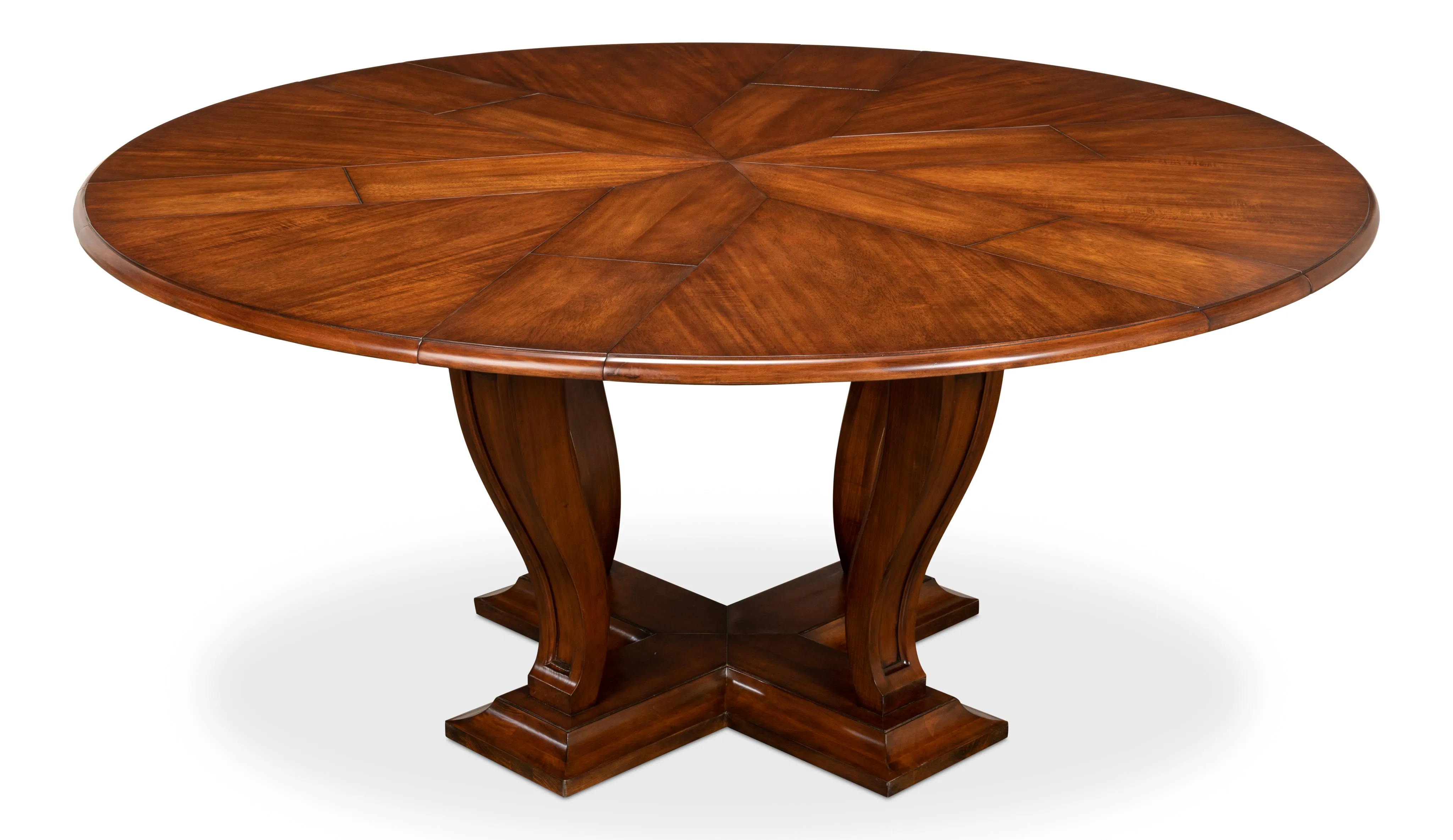 Sarreid - Metropolitan Jupe Dining Table  Medium - Brown - Contemporary