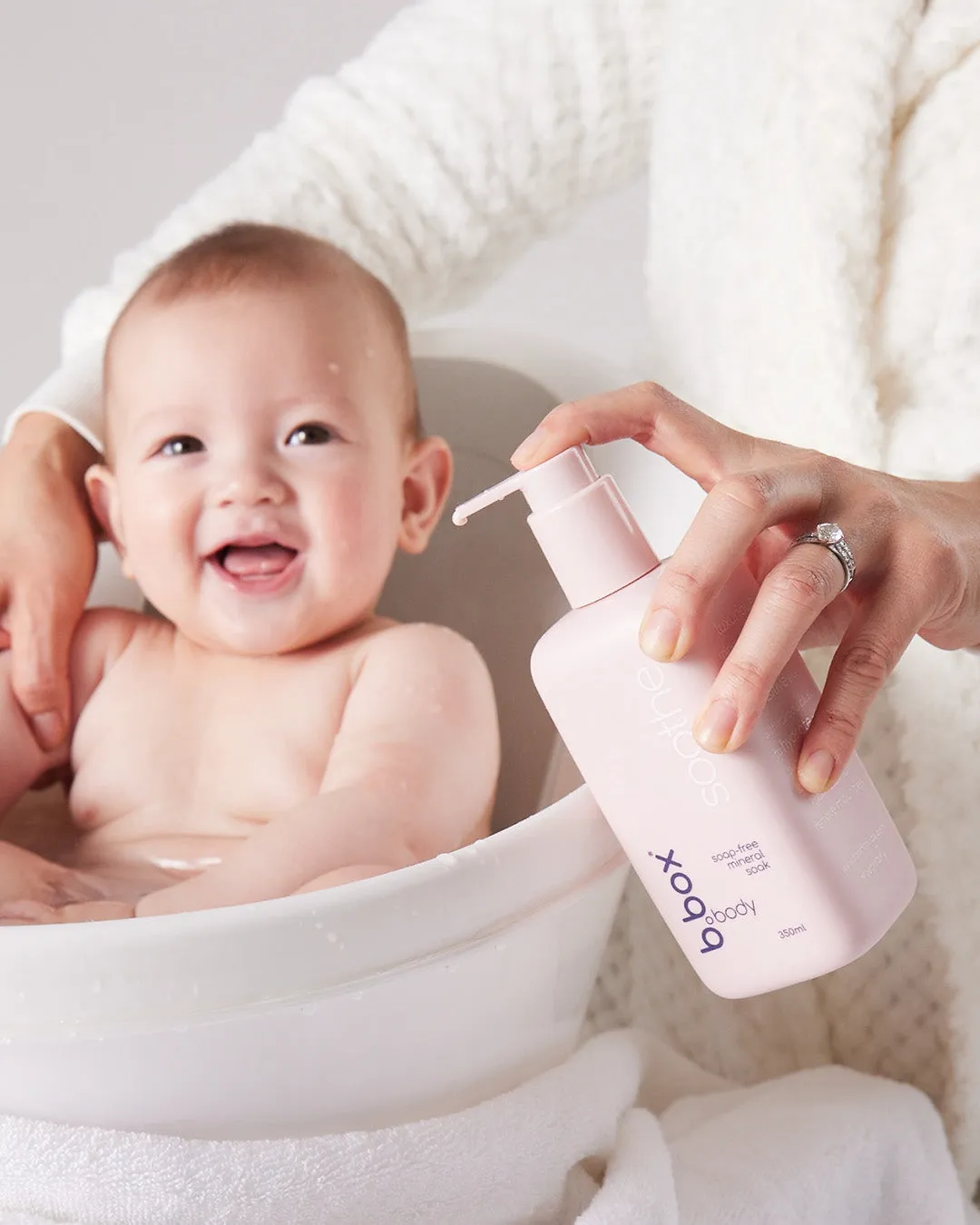 soothe soap-free baby mineral soak   wash