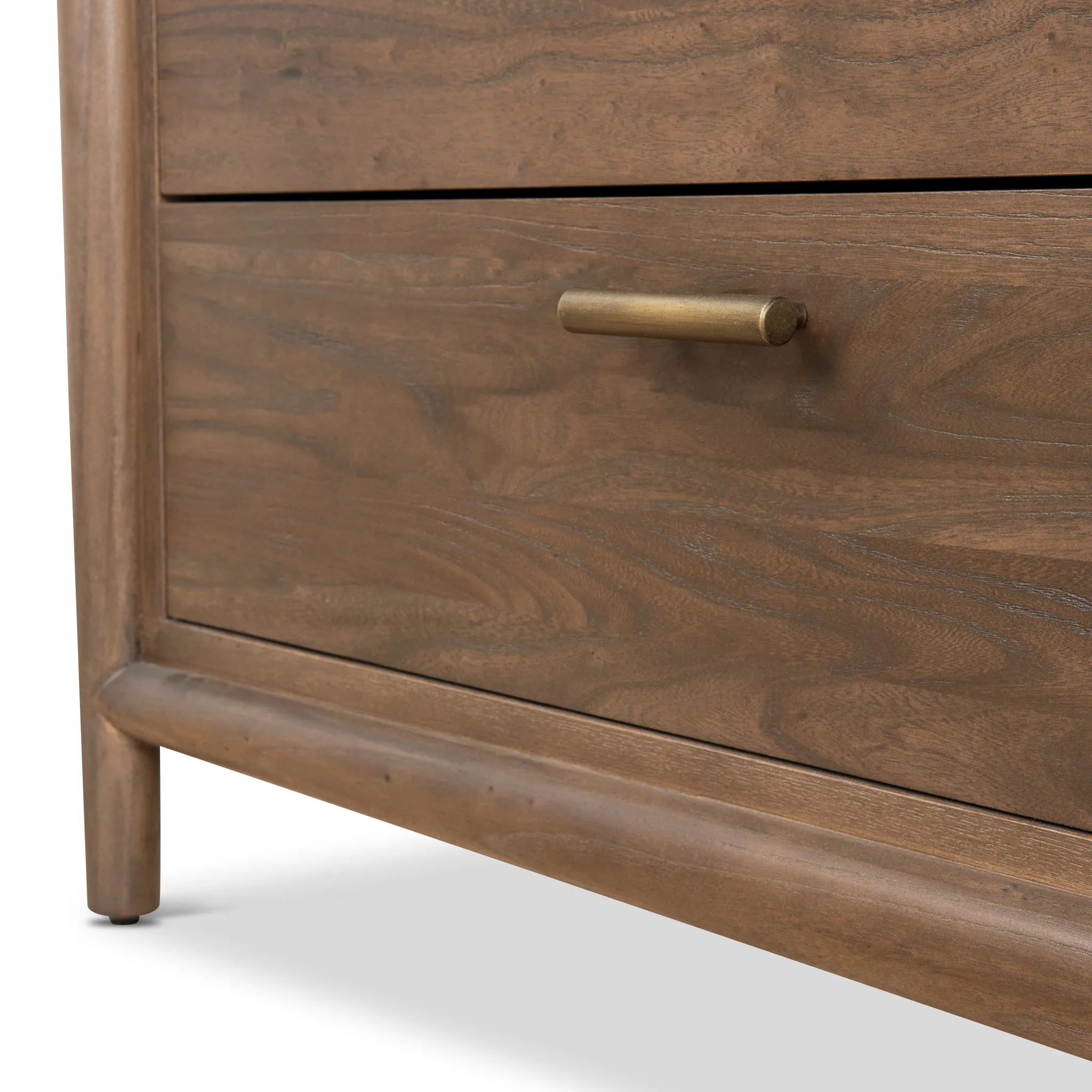Sophia 6 Drawer Wooden Chest - Walnut